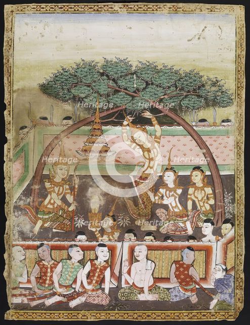 The Birth of the Buddha, 19th Century. Creator: Unknown.