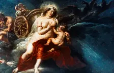 The Birth of the Milky Way 1668. Artist: Peter Paul Rubens