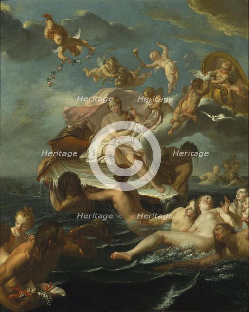 The Birth of Venus, 1732. Creator: Coypel, Noël-Nicolas (1690-1734).