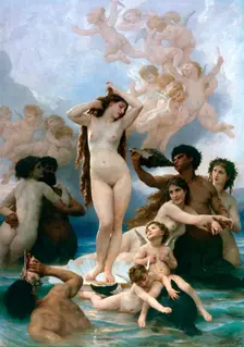The Birth of Venus 1879. Artist: William-Adolphe Bouguereau