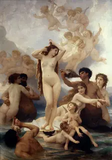 The Birth of Venus. Artist: Bouguereau, William-Adolphe (1825-1905)