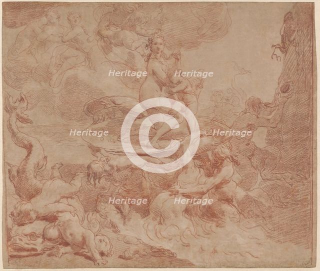 The Birth of Venus, late 1770s. Creator: Gaetano Gandolfi.
