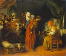 The Birth and Naming of St John the Baptist, c1660-1669. Creator: Barent Fabritius