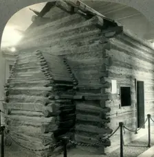The Birthplace of Abraham Lincoln, Hodgensville, Kentucky c1930s. Creator: Unknown