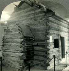 The Birthplace of Abraham Lincoln, Hodgensville, Kentucky c1930s. Creator: Unknown