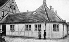 The birthplace of Hans Andersen, Odense, Denmark, c1920