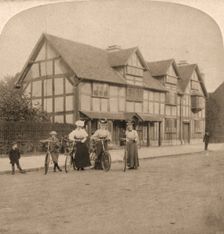 The Birthplace of Shakespeare, Stratford on Avon, England 1896. Creator: Works and Sun Sculpture Studios