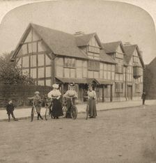 The Birthplace of Shakespeare, Stratford on Avon, England 1896. Creator: Works and Sun Sculpture Studios