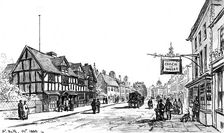 The birthplace of Shakespeare, Stratford-upon-Avon, Warwickshire, 1885.Artist: Edward Hull