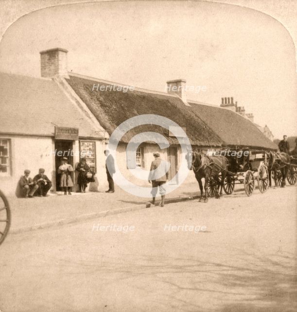 'The Birthplace of Robert Burns, Ayr, Scotland', 1896.  Creator: Works and Sun Sculpture Studios.