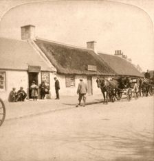 The Birthplace of Robert Burns, Ayr, Scotland 1896. Creator: Works and Sun Sculpture Studios