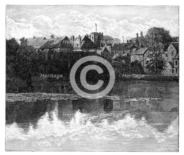 The birthplace of Richard Cobden, Midhurst, Sussex.Artist: J Harmsworth