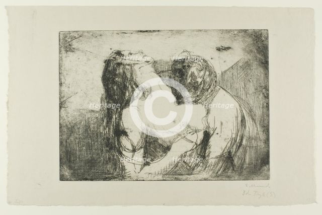 The Bite, 1914. Creator: Edvard Munch.