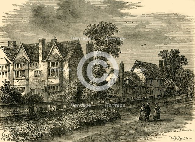 'The Black and White House, 1800', (c1876). Creator: Unknown.