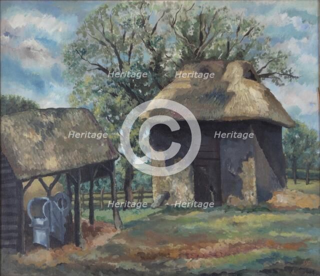 'The black barn', 1863-1932. Artist: Douglas Davidson