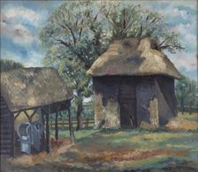 The black barn 1863-1932. Artist: Douglas Davidson