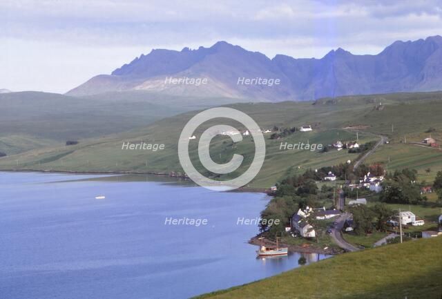 The Black Cuillin Hills from Carbost, Isle of Skye, Scotland, 20th century. Artist: CM Dixon.