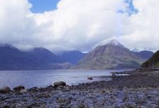 The Black Cuillins across Loch Scavaig, Isle of Skye, Scotland, 20th century. Artist: CM Dixon