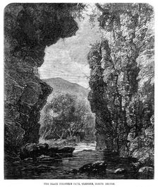The Black Colonel's cave, Gleneye, Scotland, 1864