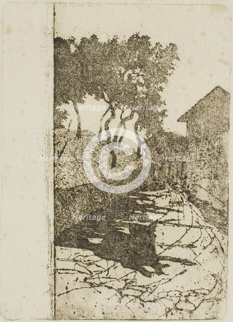 The Black Dog, n.d. Creator: Giovanni Fattori.