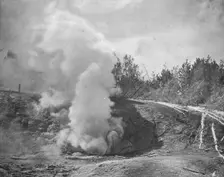 The Black Growler, Norris Geyser Basin, Yellowstone Park, Montana, USA, c1900. Creator: Unknown