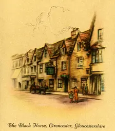 The Black Horse, Cirencester, Gloucestershire 1936. Creator: Unknown