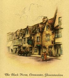 The Black Horse, Cirencester, Gloucestershire 1936. Creator: Unknown