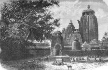 The Black Pagoda near the Temple of Juggernath; Notes on the Ancient Temples of India 1875. Creator: Unknown