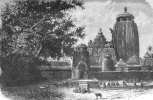 The Black Pagoda near the Temple of Juggernath; Notes on the Ancient Temples of India 1875. Creator: Unknown