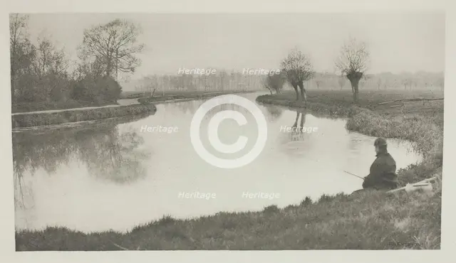 The Black Pool, Near Hoddesdon, 1880s. Creator: Peter Henry Emerson.
