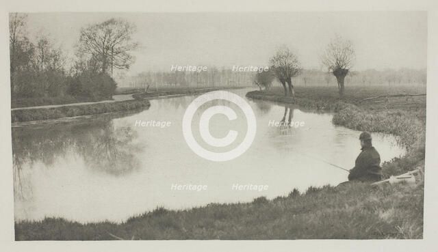 The Black Pool, Near Hoddesdon, 1880s. Creator: Peter Henry Emerson.
