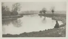 The Black Pool, Near Hoddesdon, 1880s. Creator: Peter Henry Emerson