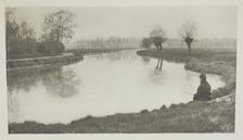 The Black Pool, Near Hoddesdon, 1880s. Creator: Peter Henry Emerson