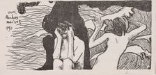 The Black Rocks. Creator: Paul Gauguin (French, 1848-1903)