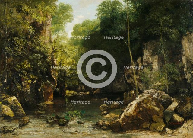 The Black Stream (Le ruisseau noir), 1865.