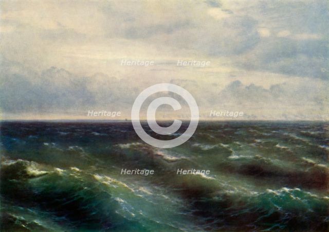 'The Black Sea', 1881, (1965).  Creator: Ivan Ayvazovsky.