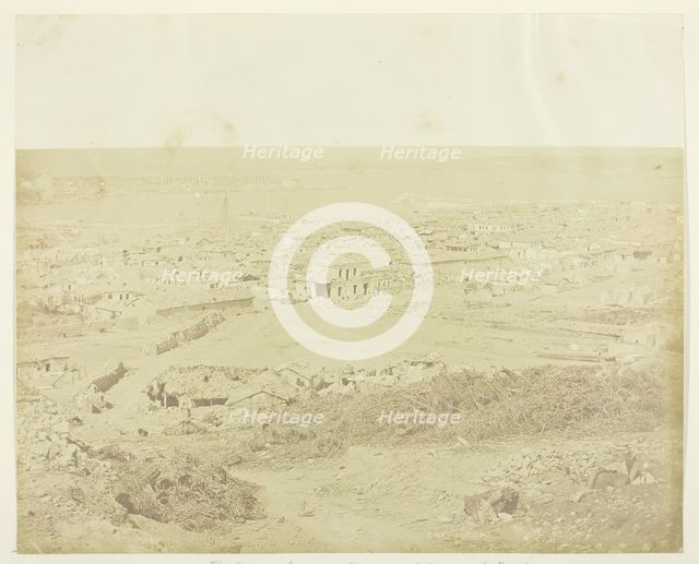 The Black Sea, Entrance of the Great Harbour, 1855. Creator: James Robertson.