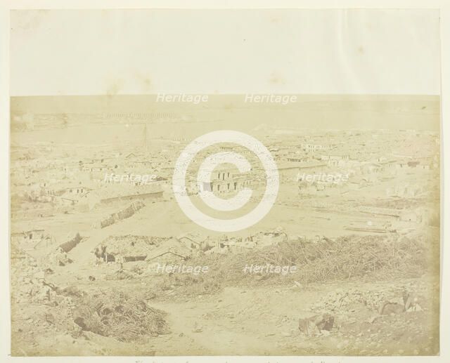 The Black Sea, Entrance of the Great Harbour, 1855. Creator: James Robertson.