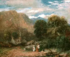 The Blackberry Gatherers c1850, (c1900). Creator: Unknown