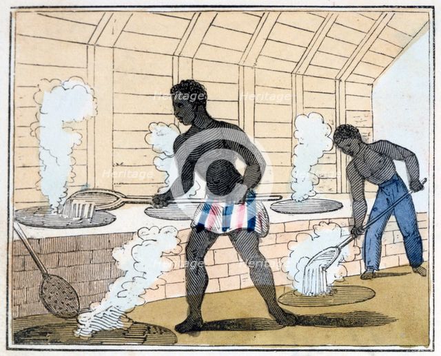 'The Blackman's Lament on how to make Sugar', 1813. Artist: Amelia Alderson Opie