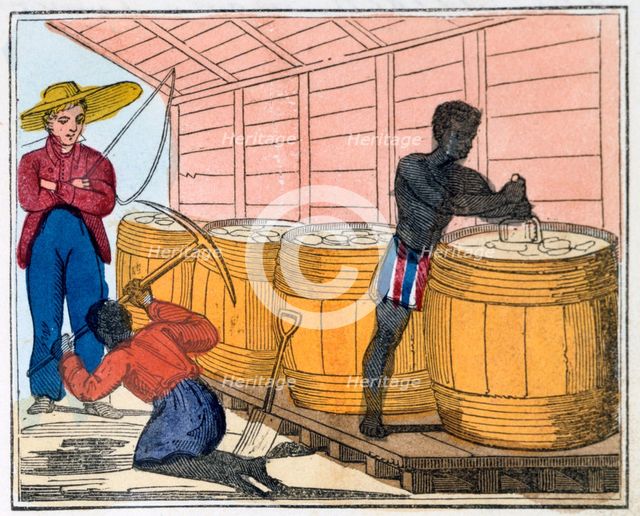 'The Blackman's Lament on how to make Sugar', 1813. Artist: Amelia Alderson Opie
