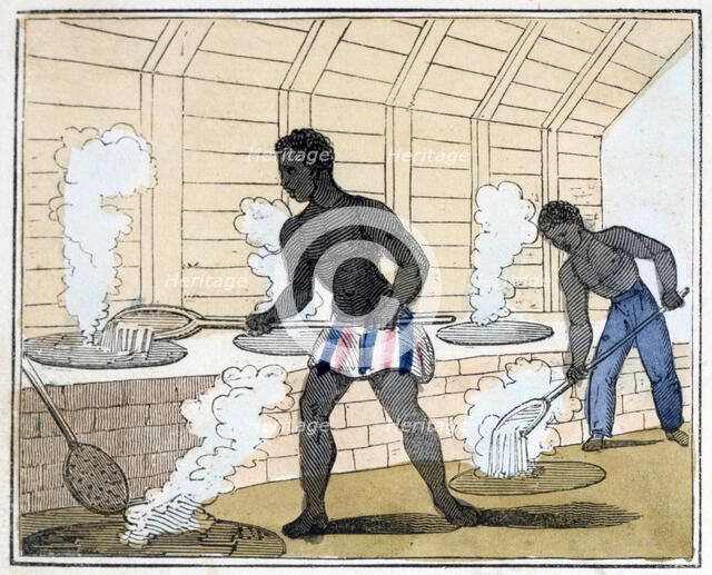 'The Blackman's Lament on how to make Sugar', 1813. Artist: Amelia Alderson Opie