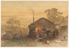 The blacksmith, 1876. Creator: Charles Rochussen