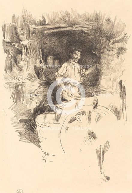 The Blacksmith, 1895/1896. Creator: James Abbott McNeill Whistler.