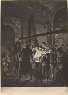 The Blacksmith's Shop, 1771. Creator: Richard Earlom