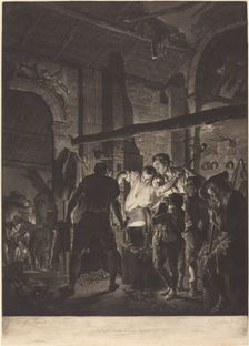 The Blacksmith's Shop, 1771. Creator: Richard Earlom