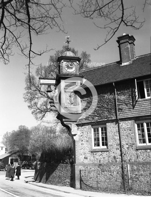The Blacksmiths Clock at the Clock House, Abinger Hammer, near Shere, Surrey, c1955. Creator: Arthur Charles Kirby Ware.