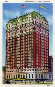 The Blackstone Hotel, Chicago, Illinois, USA, 1933