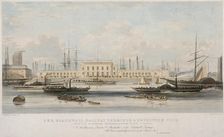 The Blackwall Railway Terminus and Brunswick Pier Blackwall, Poplar, London, c1840. Artist: Thomas Picken
