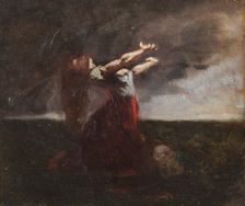 The Blasphemer, 1872. Creator: Gustaf Cederström